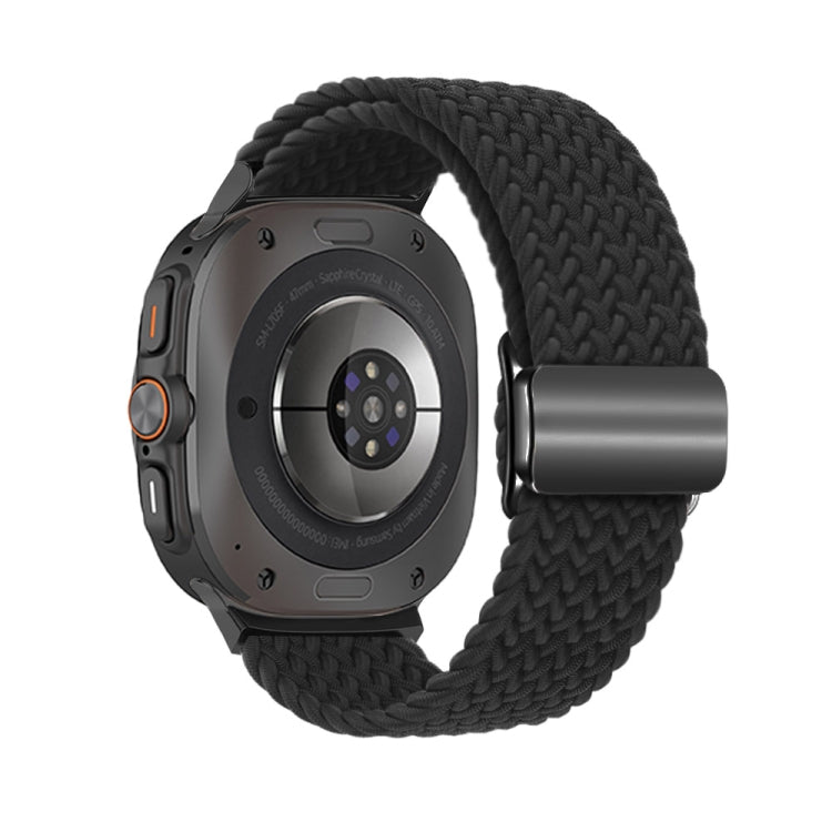 For Samsung Galaxy Watch Ultra 47mm / Ultra 2025 Nylon Loop Magnetic Buckle Watch Band