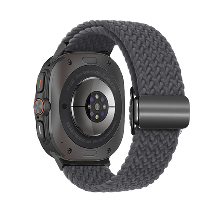 For Samsung Galaxy Watch Ultra 47mm / Ultra 2025 Nylon Loop Magnetic Buckle Watch Band