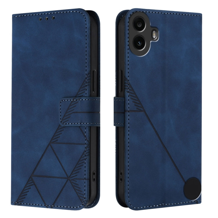 For Nothing CMF Phone 1 Crossbody 3D Embossed Flip Leather Phone Case