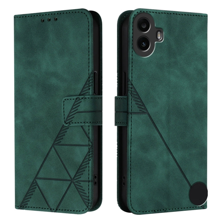 For Nothing CMF Phone 1 Crossbody 3D Embossed Flip Leather Phone Case