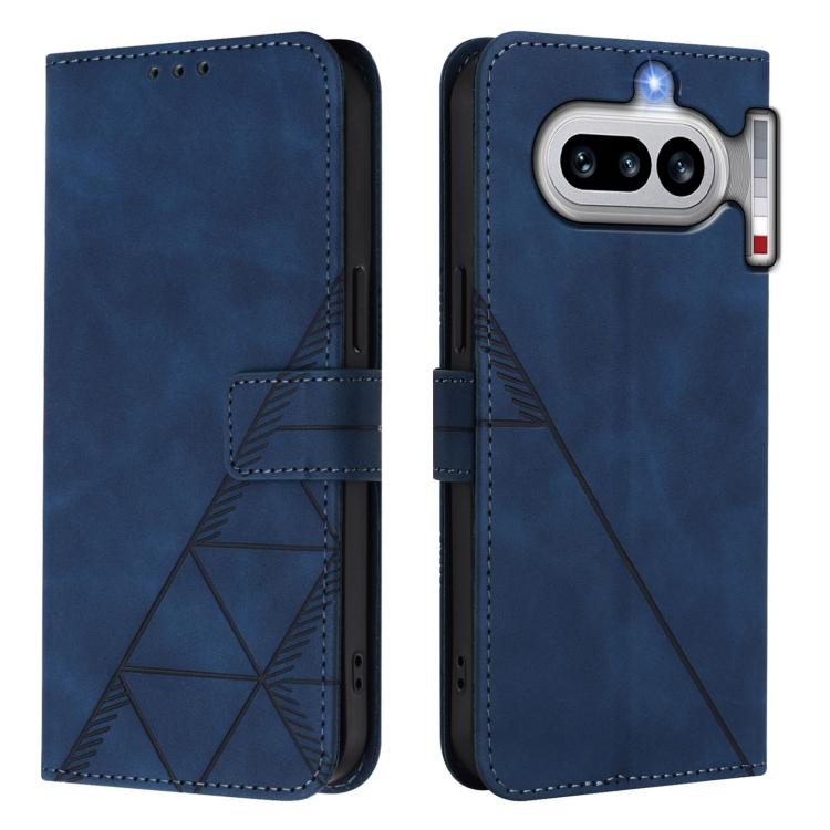 For Nothing Phone 4a Crossbody 3D Embossed Flip Leather Phone Case