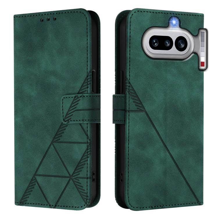 For Nothing Phone 4a Crossbody 3D Embossed Flip Leather Phone Case