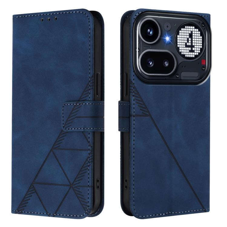 For Nothing Phone 4a Pro Crossbody 3D Embossed Flip Leather Phone Case