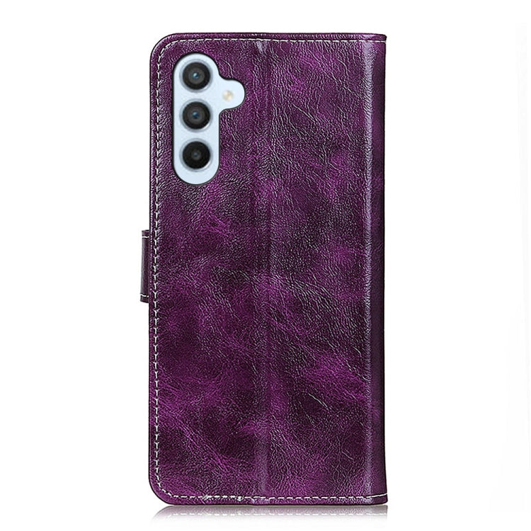 For Samsung Galaxy A56 5G Retro Crazy Horse Texture Leather Phone Case
