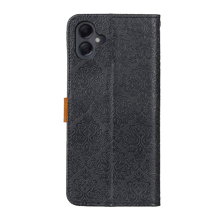 For Samsung Galaxy A06 4G European Floral Embossed Leather Phone Case