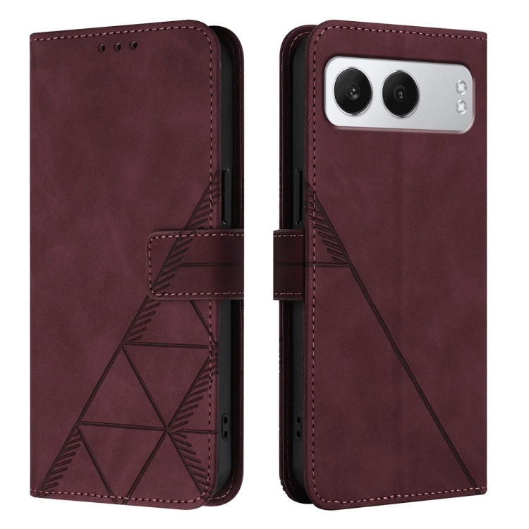 For OnePlus Nord 4 5G Crossbody 3D Embossed Flip Leather Phone Case