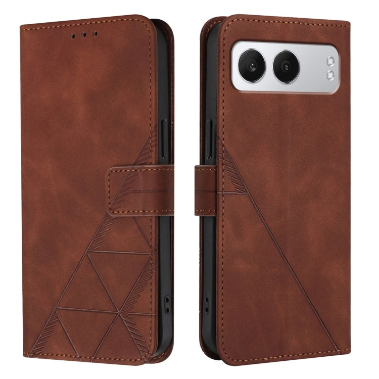 For OnePlus Nord 4 5G Crossbody 3D Embossed Flip Leather Phone Case