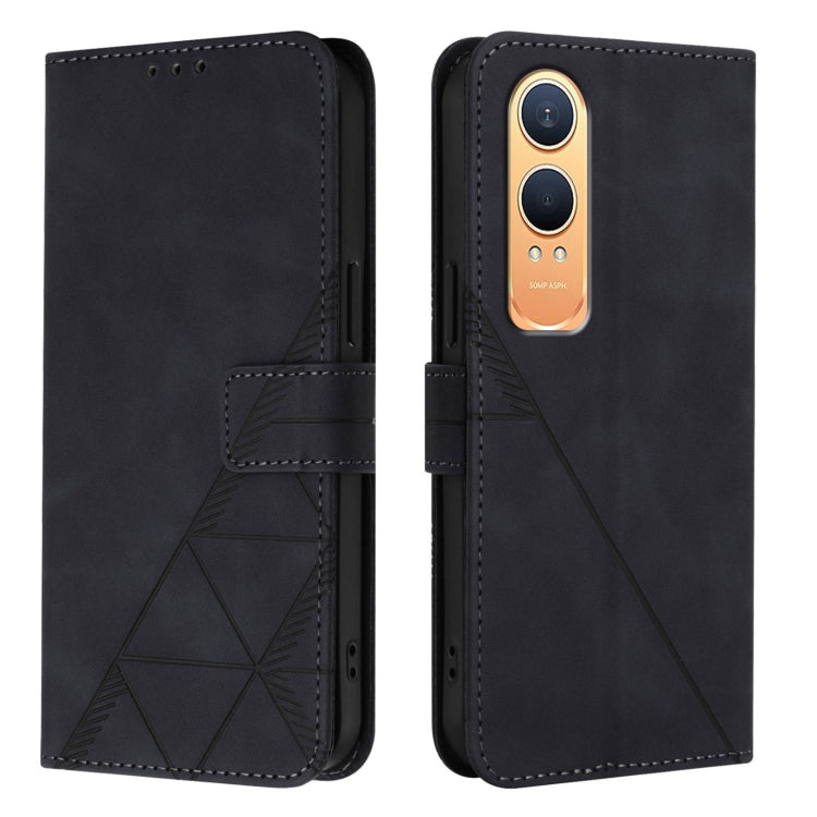 For OnePlus Nord CE4 Lite  Crossbody 3D Embossed Flip Leather Phone Case