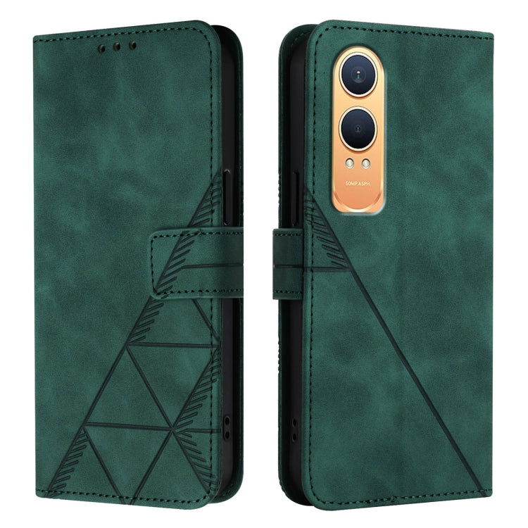 For OnePlus Nord CE4 Lite  Crossbody 3D Embossed Flip Leather Phone Case