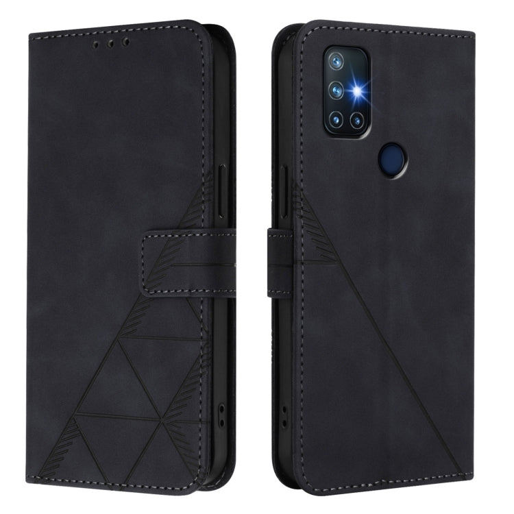 For OnePlus Nord N10 5G Crossbody 3D Embossed Flip Leather Phone Case