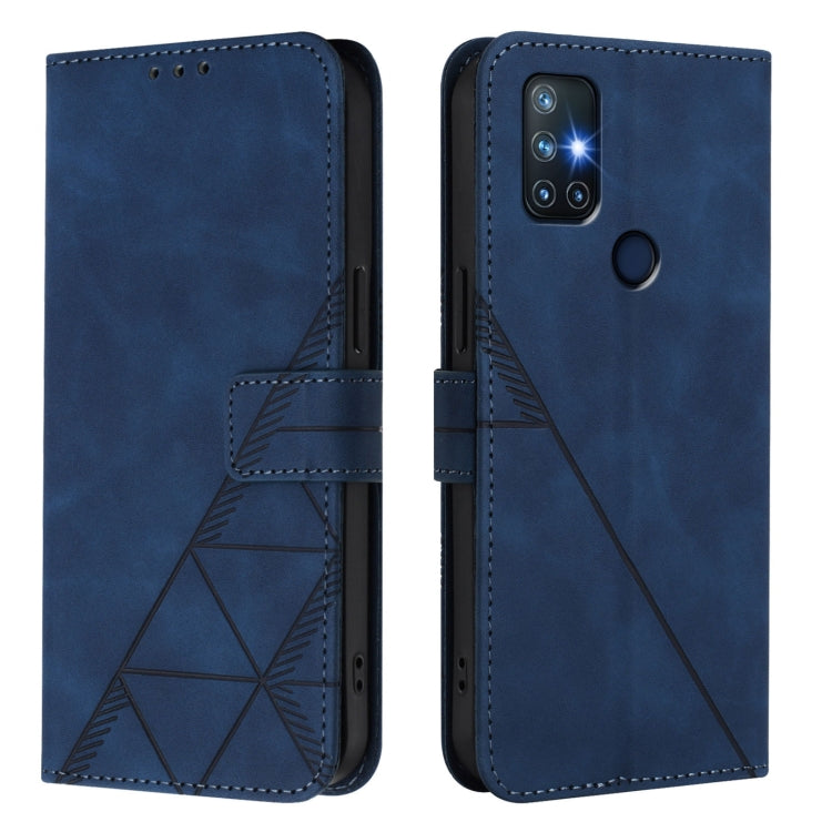 For OnePlus Nord N10 5G Crossbody 3D Embossed Flip Leather Phone Case