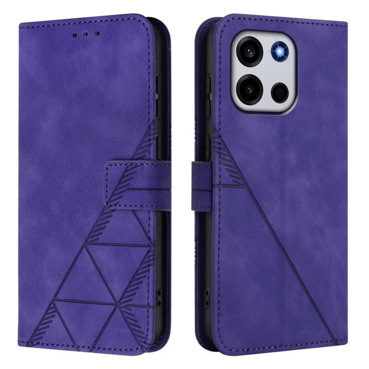 For OnePlus Turbo 6 / Turbo 6V Crossbody 3D Embossed Flip Leather Phone Case