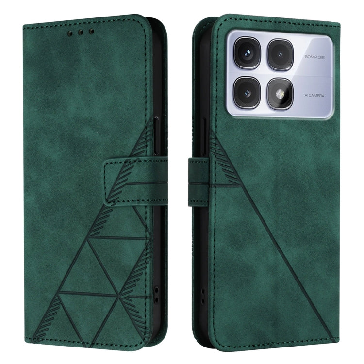 For Redmi K70 Ultra 5G Global Crossbody 3D Embossed Flip Leather Phone Case