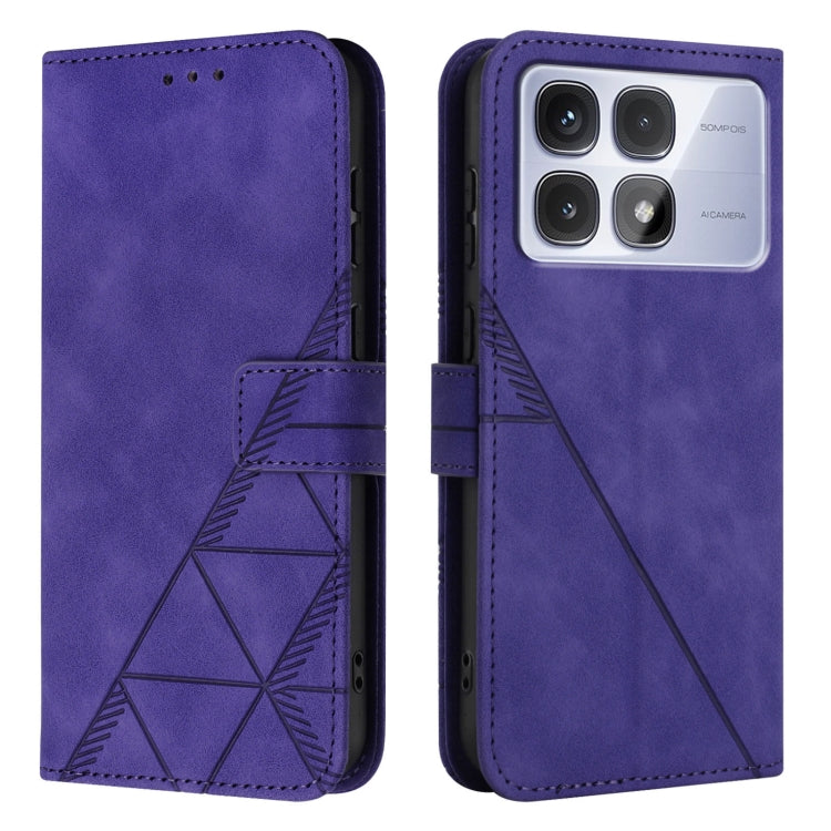 For Redmi K70 Ultra 5G Global Crossbody 3D Embossed Flip Leather Phone Case