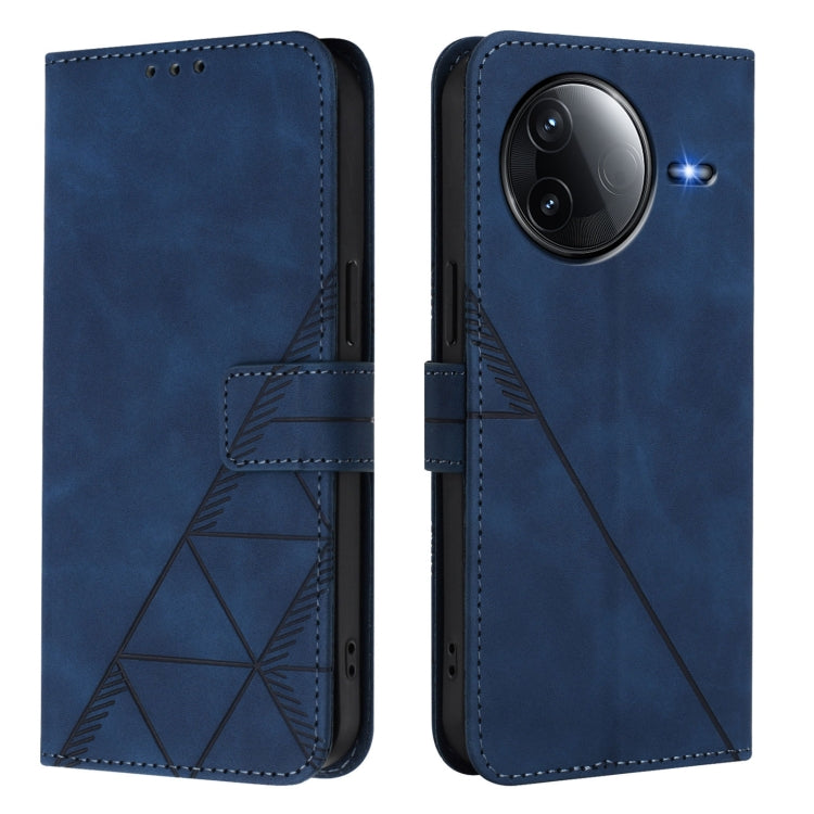 For Redmi K80 / K80 Pro Crossbody 3D Embossed Flip Leather Phone Case