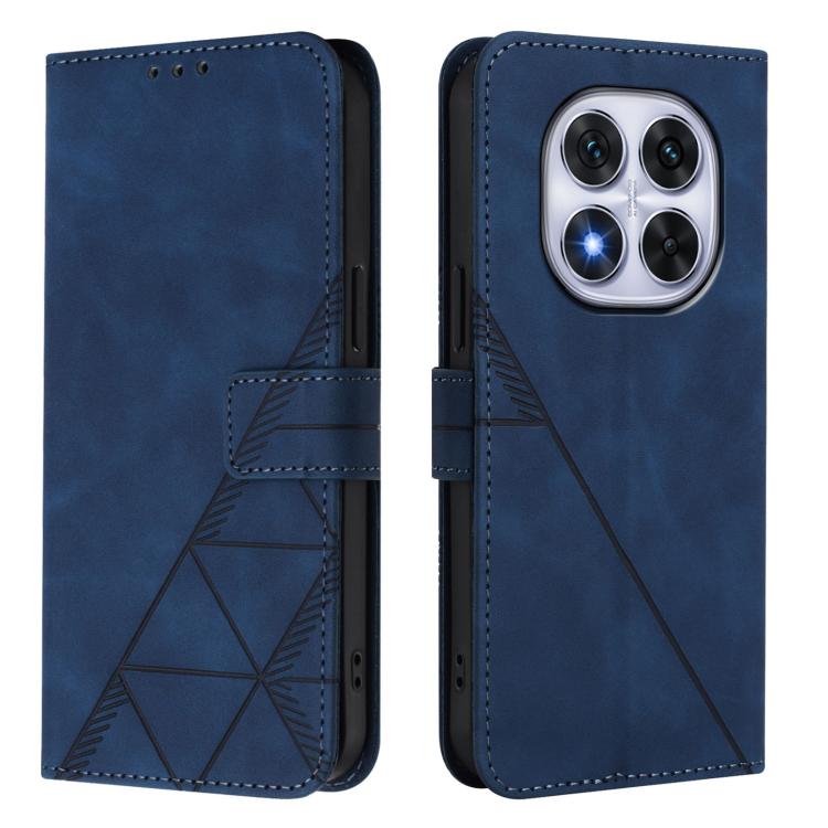 For Redmi Note 14 Pro 4G Crossbody 3D Embossed Flip Leather Phone Case