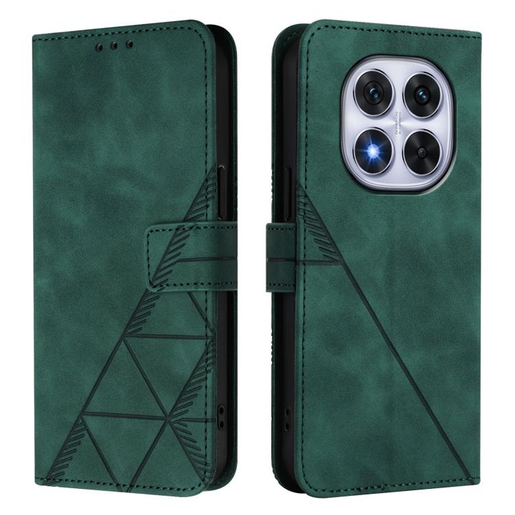 For Redmi Note 14 Pro 4G Crossbody 3D Embossed Flip Leather Phone Case