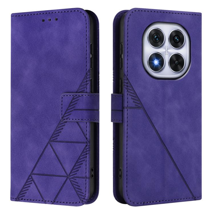 For Redmi Note 14 Pro 4G Crossbody 3D Embossed Flip Leather Phone Case