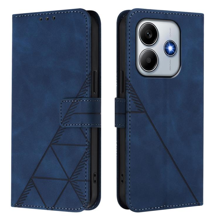 For Redmi Note 14 5G Global Crossbody 3D Embossed Flip Leather Phone Case
