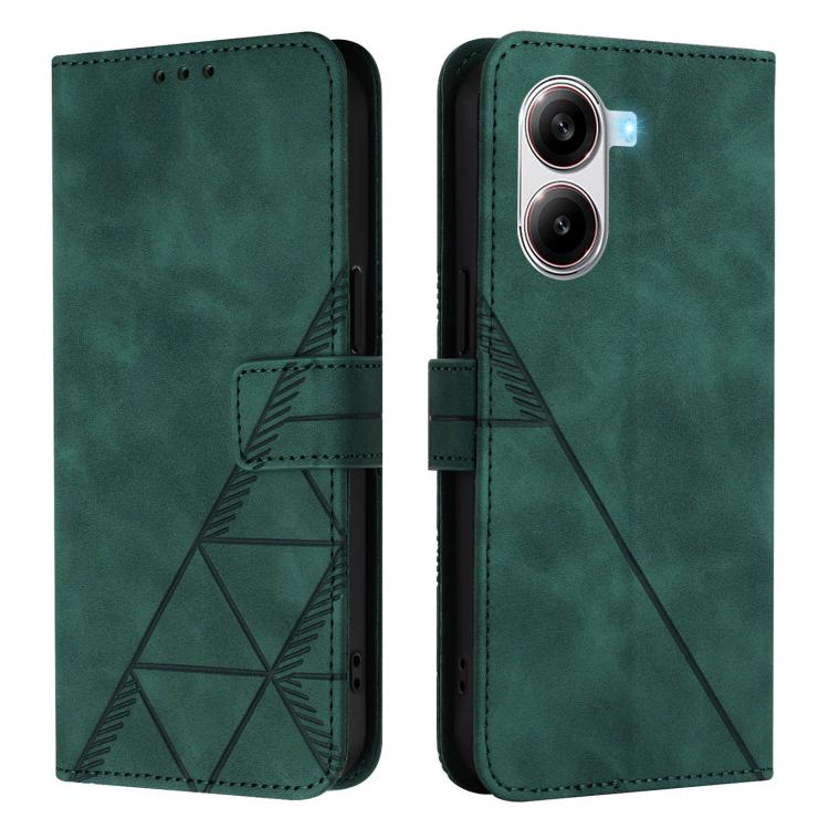 For Redmi Turbo 4 Crossbody 3D Embossed Flip Leather Phone Case