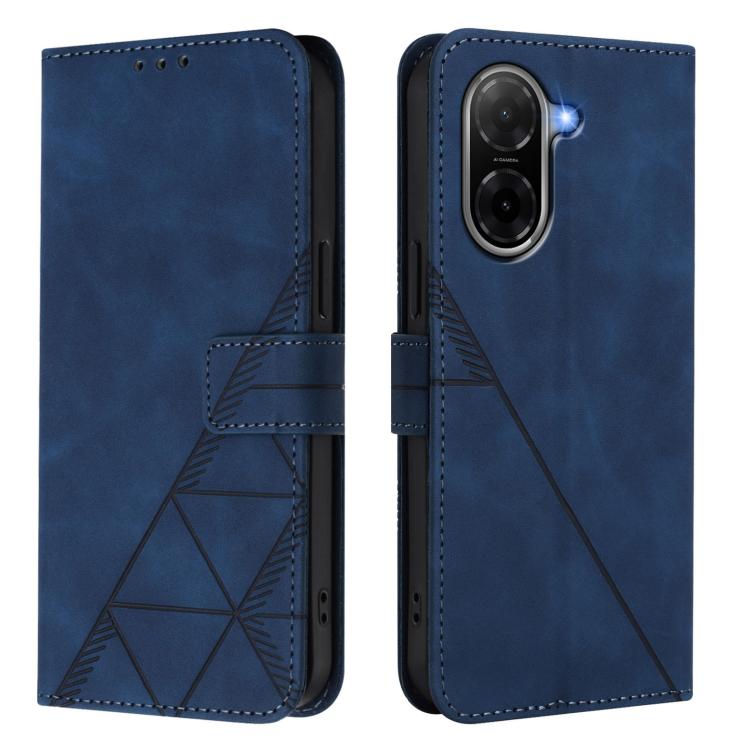 For Redmi A5 4G 171.7mm Crossbody 3D Embossed Flip Leather Phone Case