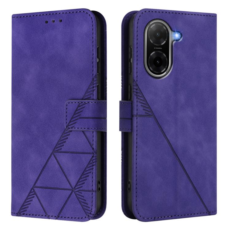 For Redmi A5 4G 171.7mm Crossbody 3D Embossed Flip Leather Phone Case