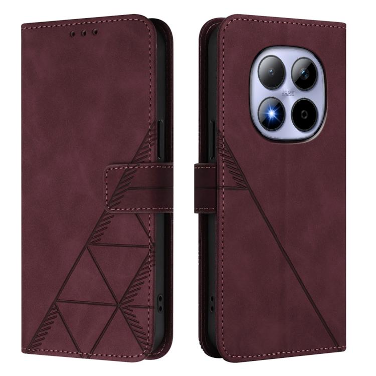 For Redmi Note 15 Pro 5G Global 163.6mm Crossbody 3D Embossed Flip Leather Phone Case