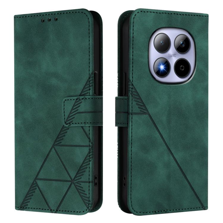 For Redmi Note 15 Pro 5G Global 163.6mm Crossbody 3D Embossed Flip Leather Phone Case