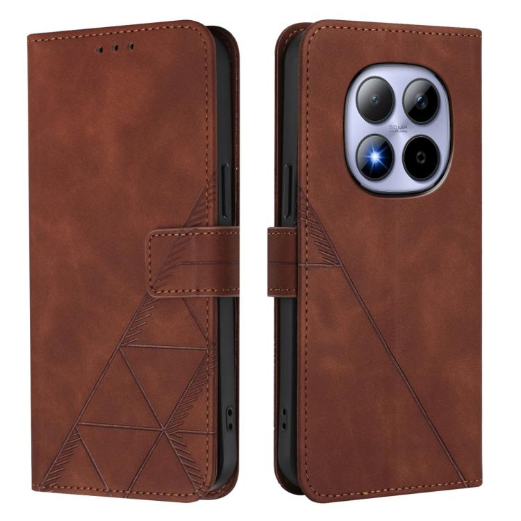 For Redmi Note 15 Pro 5G Global 163.6mm Crossbody 3D Embossed Flip Leather Phone Case