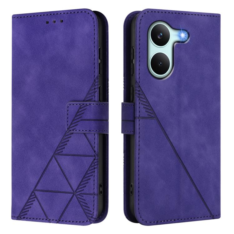 For Redmi Turbo 5 5G Global/Poco X8 Pro 5G Crossbody 3D Embossed Flip Leather Phone Case
