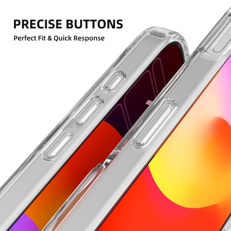 For iPhone 16 Pro Max Mutural Ice Series MagSafe Magnetic TPU Phone Case - Transparent