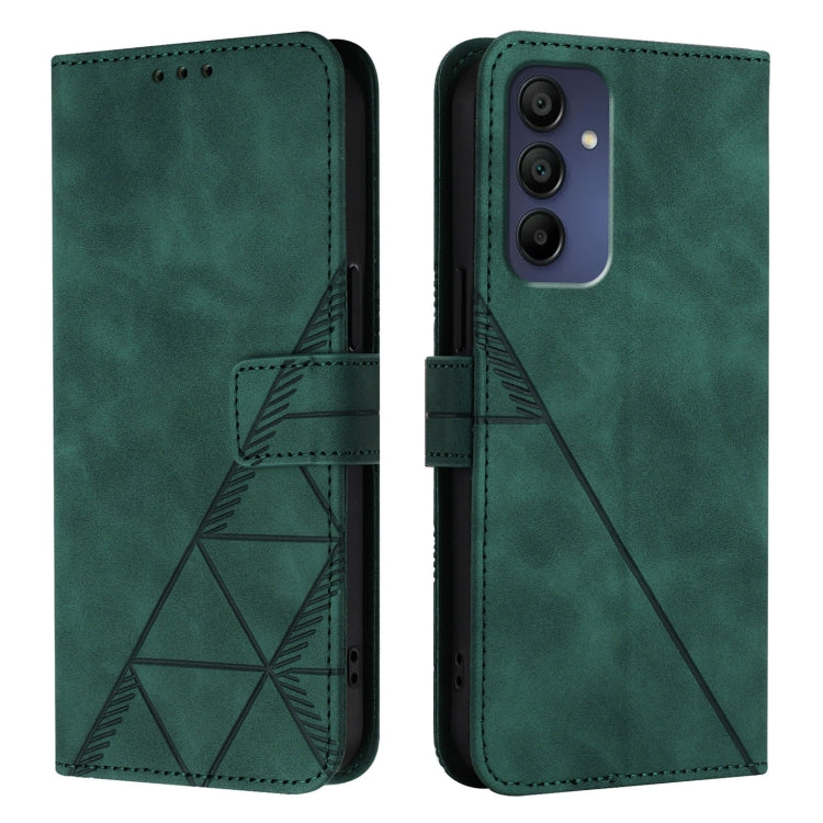 For Samsung Galaxy A16 5G Crossbody 3D Embossed Flip Leather Phone Case