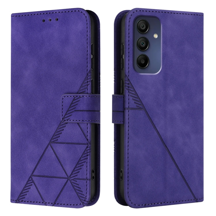 For Samsung Galaxy A16 5G Crossbody 3D Embossed Flip Leather Phone Case