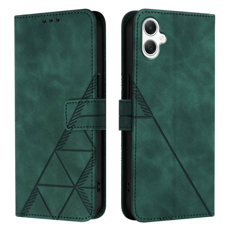 For Samsung Galaxy A06 4G Crossbody 3D Embossed Flip Leather Phone Case