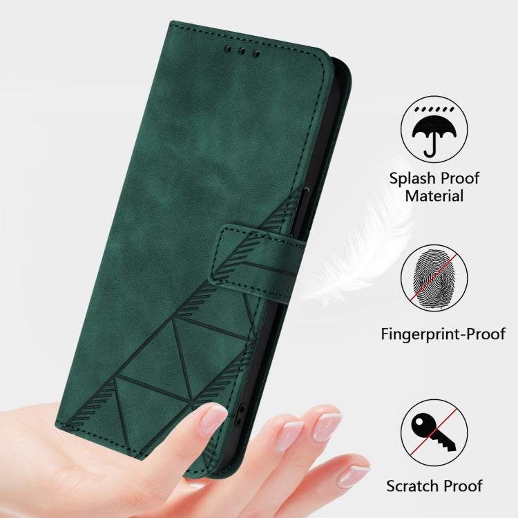 For Samsung Galaxy A06 4G Crossbody 3D Embossed Flip Leather Phone Case