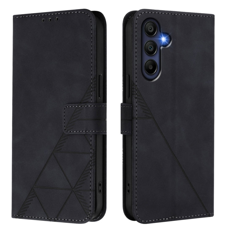 For Samsung Galaxy A26 5G Global Crossbody 3D Embossed Flip Leather Phone Case