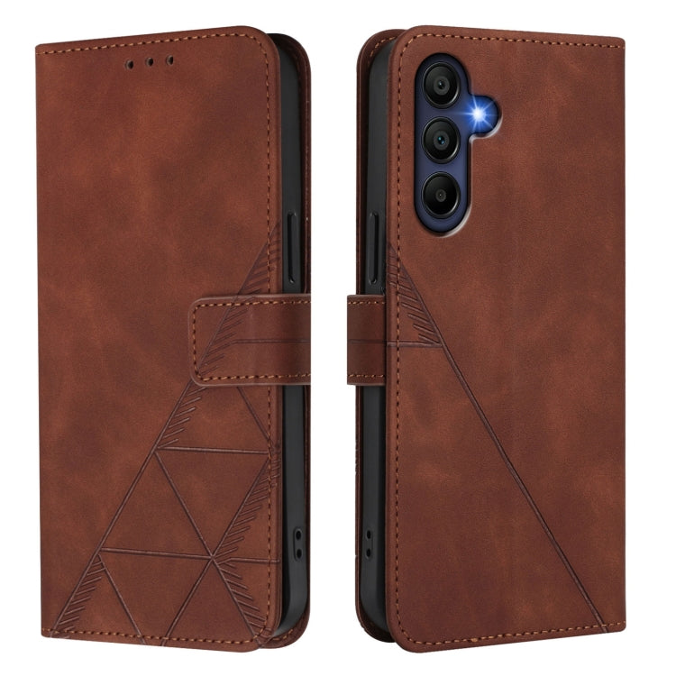 For Samsung Galaxy A26 5G Global Crossbody 3D Embossed Flip Leather Phone Case