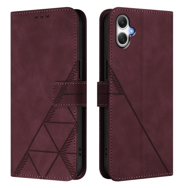 For Samsung Galaxy A07 4G Crossbody 3D Embossed Flip Leather Phone Case