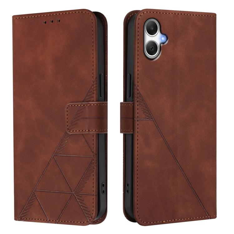 For Samsung Galaxy A07 4G Crossbody 3D Embossed Flip Leather Phone Case