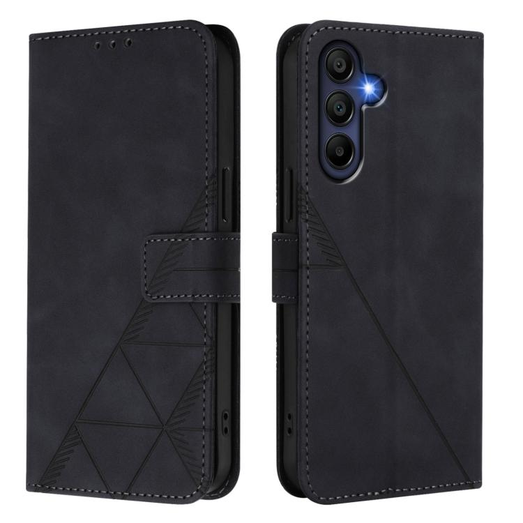 For Samsung Galaxy A17 5G Crossbody 3D Embossed Flip Leather Phone Case