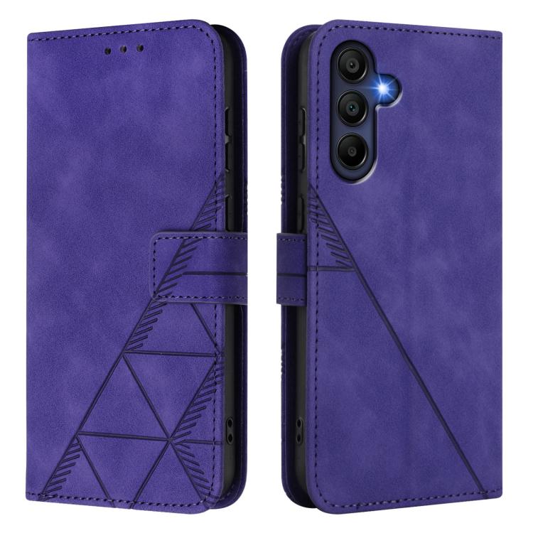 For Samsung Galaxy A17 5G Crossbody 3D Embossed Flip Leather Phone Case