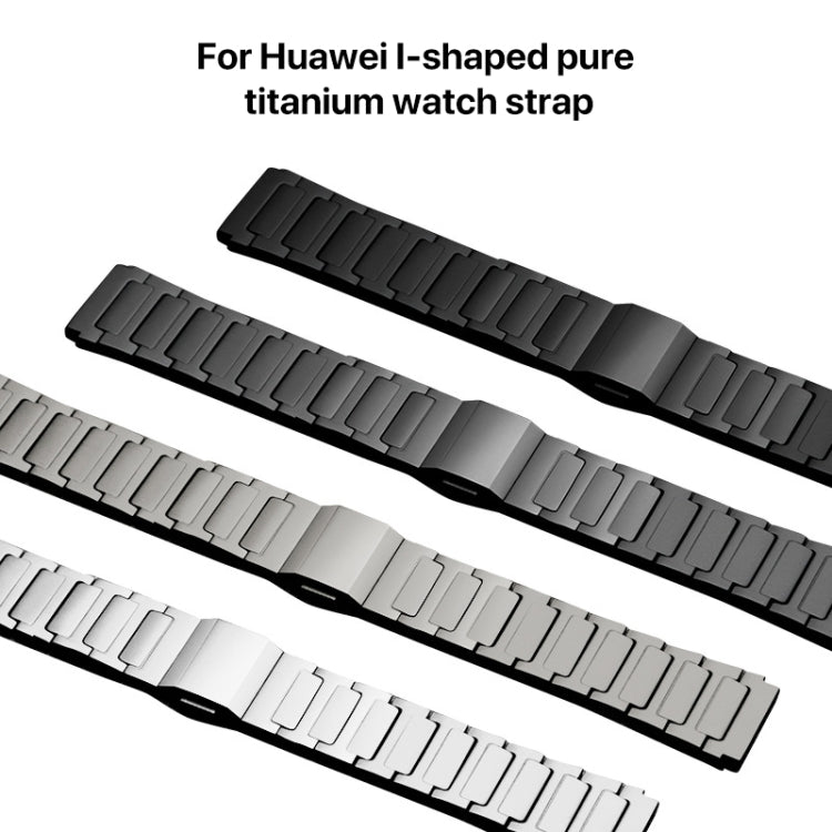 22mm I-shaped Magnetic Buckle Pure Titanium Watch Band