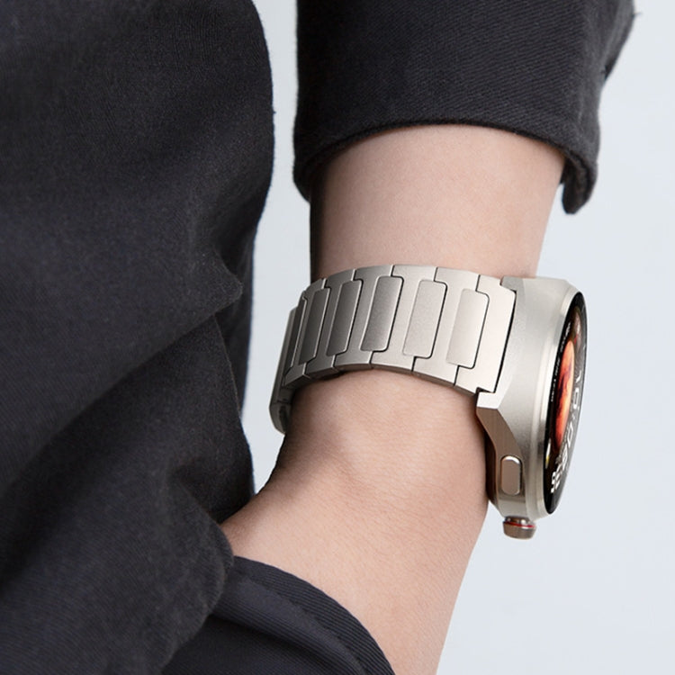 22mm I-shaped Magnetic Buckle Pure Titanium Watch Band