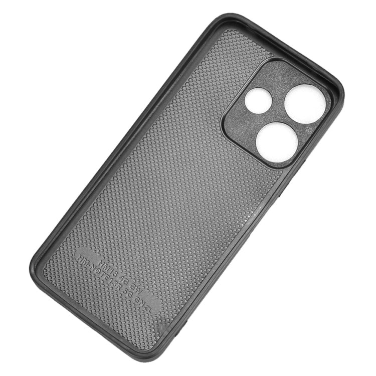 For Redmi 13 4G / Redmi Note 13R 5G Cow Pattern Sewing Back Cover Phone Case