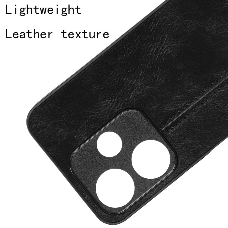For Redmi 13 4G / Redmi Note 13R 5G Cow Pattern Sewing Back Cover Phone Case