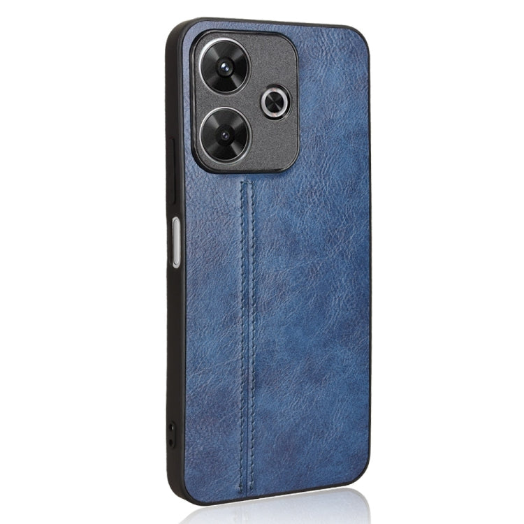 For Redmi 13 4G / Redmi Note 13R 5G Cow Pattern Sewing Back Cover Phone Case