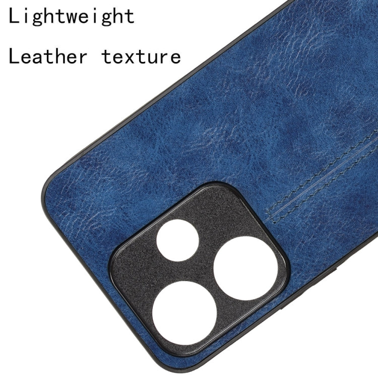 For Redmi 13 4G / Redmi Note 13R 5G Cow Pattern Sewing Back Cover Phone Case
