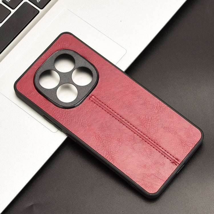 For Redmi Note 14 Pro 5G Cow Pattern Sewing Back Cover Phone Case