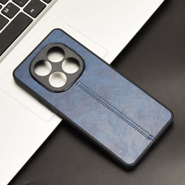 For Redmi Note 14 Pro 5G Cow Pattern Sewing Back Cover Phone Case