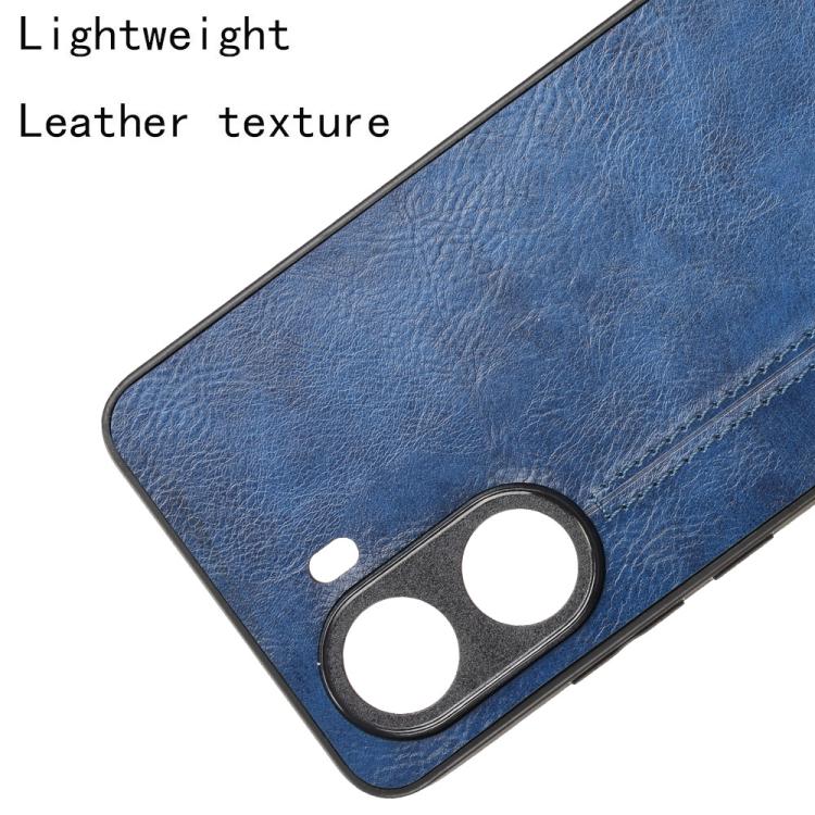 For Redmi Turbo 4 Cow Pattern Sewing Back Cover Phone Case